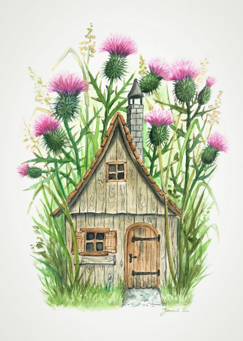 Bodlákový domeček